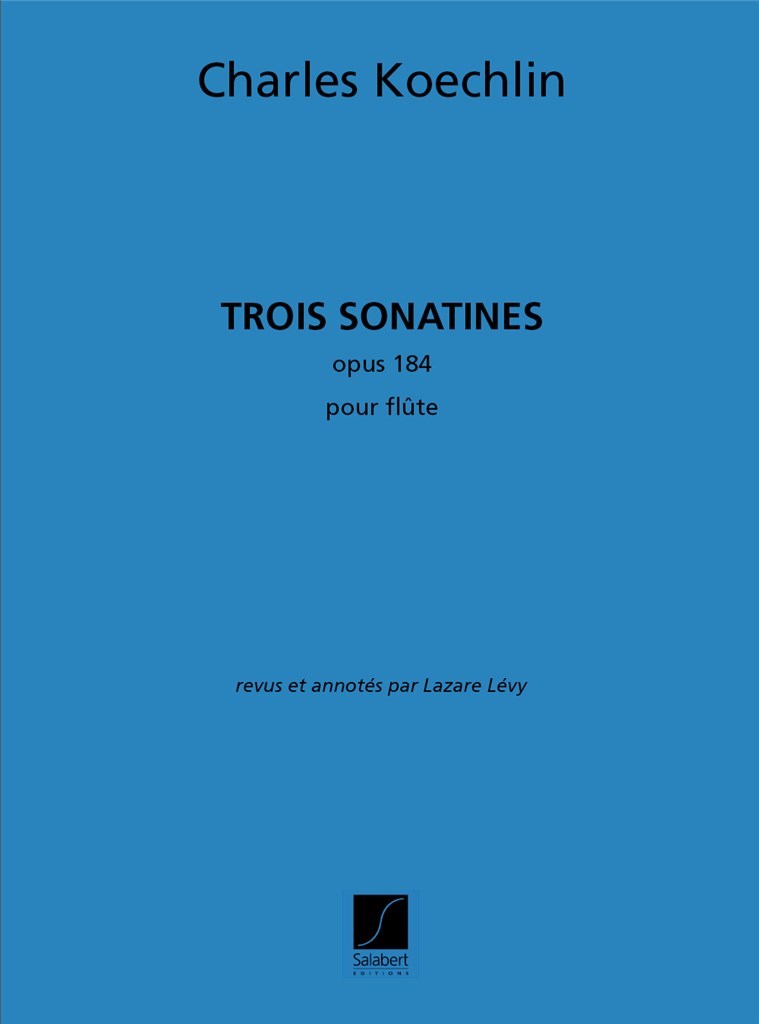 Trois Sonatines Pour Flute